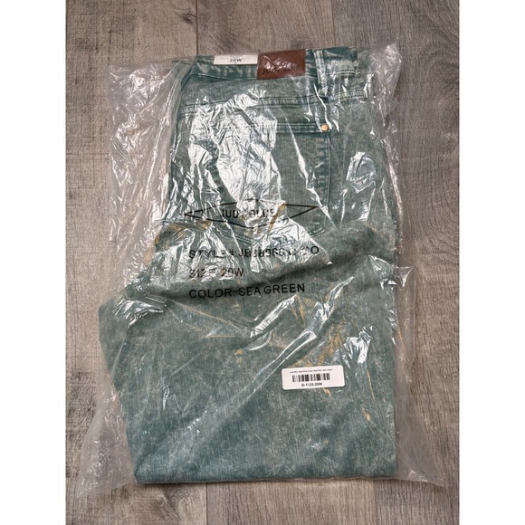 Judy Blue‎ Women's Sea Green High Rise Raw Hem Dad Jeans NWT Size 20W - Picture 16 of 16